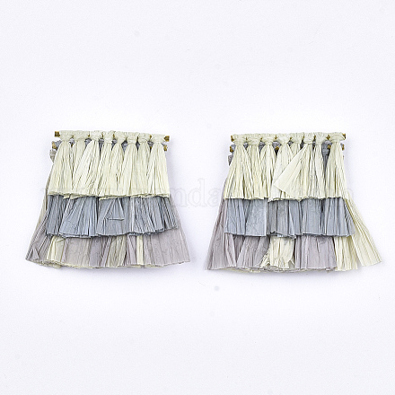 Подвеска из рафии с кисточкой FIND-T023-16-1