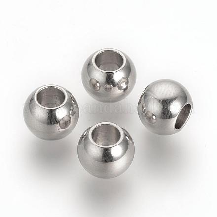 Европейские бусины из нержавеющей стали 304 STAS-R071-39-1