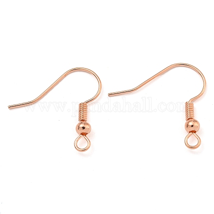 Латунные крючки для сережек KK-Q362-RG-NF-1