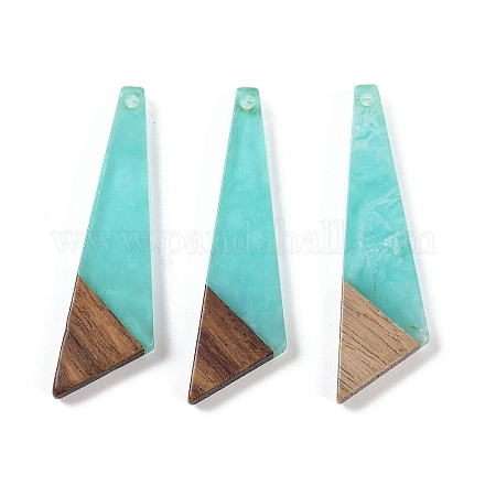 Подвески из смолы и дерева WOOD-F015-15D-1