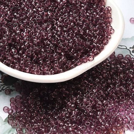 Прозрачные цветные стеклянные круглые бусины SEED-B001-06A-01-1