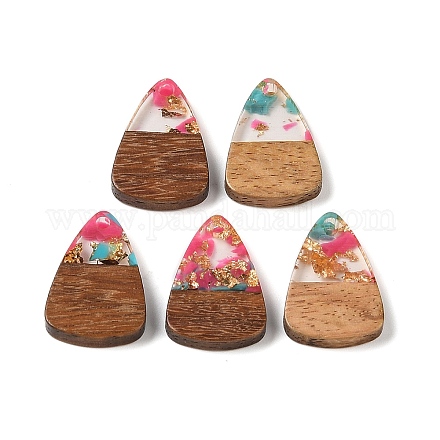 Подвески из смолы и дерева WOOD-S061-02E-1