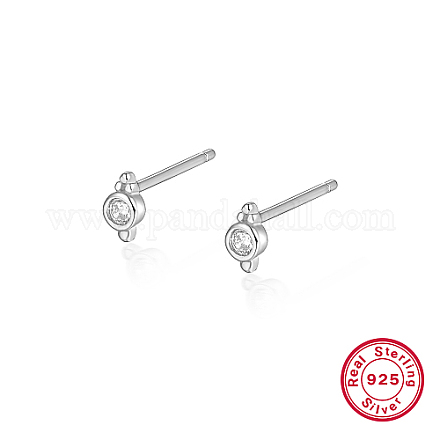 Серьги-гвоздики из стерлингового серебра VC4044-1-1
