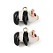 Alloy Enamel Animal Cartoon Pendants, Light Gold, Panda, 11.5x16x10mm, Hole: 1.4mm