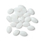 Natural White Jade Cabochons, Oval, 6x4x2~2.5mm