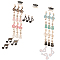 Alloy Enamel Pendants, Piano Keyboard/Musical Note/Guitar, Mixed Color, 13x14x2mm, Hole: 2mm