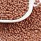 Baking Paint Glass Seed Beads, Peanut, Peru, 2~2.5x4x2mm, Hole: 0.8mm, about 15000pcs/pound