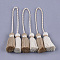 Polycotton(Polyester Cotton) Tassel Big Pendant Decorations, Two Tone, Tan, 280~300mm