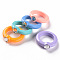 Opaque Acrylic Finger Rings, Mixed Color, US Size 7 1/2(17.7mm)