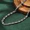 Tarnish Resistant 304 Stainless Steel Lumachina Chain Necklaces, Stainless Steel Color, 19.68 inch(50cm), 3.5~4mm