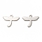 Non-Tarnish 201 Stainless Steel Pendants, Laser Cut, Dragonfly, Stainless Steel Color, 18x14x1mm, Hole: 1.4mm
