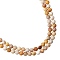 Natural Fossil Coral Beads Strands, Round, 8mm, hole: 1mm, 49pcs/strand, 15.3 inch, 2strands/box