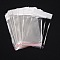 Pearl Film Cellophane Bags, Self-Adhesive Sealing, with Hang Hole, 21x11cm, Unilateral Thickness: 0.023mm, Inner Measure: 16x11cm