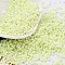 Baking Paint Glass Seed Beads, Cylinder, Mint Cream, 2x1.5mm, Hole: 1mm, about 5599pcs/50g