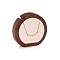Velet & Wood Necklaces Display, Flat Round, Beige, 2x9x8.5cm