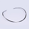 201 Stainless Steel Choker Necklace Making, Rigid Necklaces, Tarnish Resistant, Stainless Steel Color, 4.92 inchx5.51 inch(12.5x14cm)