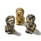 Natural Crazy Agate Home Display Decoration, 3D Lion, 43.5x27x53mm