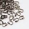 Brass Wire Guardians, Gunmetal, 5x6x2mm, Hole: 1.5mm