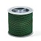 11M Polyester Braided Cord with Cotton Core, Dark Green, 2.5mm, about 10.0465 Yards(11m)/Roll