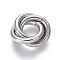 Tarnish Resistant 304 Stainless Steel Linking Rings, Interlocking Ring, for Necklace Making, Stainless Steel Color, 16x15x3.5mm, Ring: 12x2.3mm, Inner Diameter: 8mm