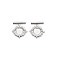 304 Stainless Steel Pendant Enamel Settings, with Jump Rings, Star, Stainless Steel Color, 14x12x2mm, Hole: 1.4mm