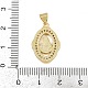 Латунные микро проложить кубического циркония подвески KK-P323-11E-G02-3