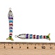 Латунные микро проложить кубического циркония подвески KK-H081-05P-02-3