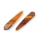Подвески из смолы и дерева WOOD-F015-01C-2