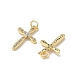 Латунные микро проложить кубического циркония подвески KK-Q068-49C-G-2