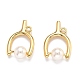 Латунные подвески в форме треугольника KK-B033-02G-1