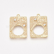 Латунные подвески KK-T038-567G-NF