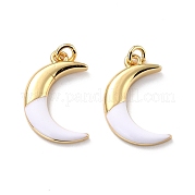 Кулоны из экологически чистой латуни с эмалью KK-D066-14G-RS