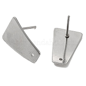 Серьги-гвоздики из нержавеющей стали 201 STAS-B035-06P