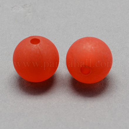 Прозрачные акриловый шар бисером FACR-R021-10mm-04-1