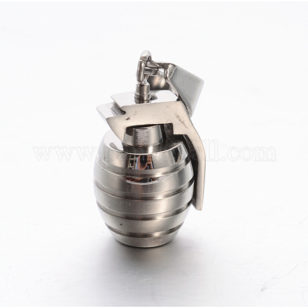 Мини-подвески в виде гранаты 3D из нержавеющей стали 304 STAS-E090-49P-1
