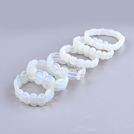 Opalite браслеты простирания BJEW-S039-05D-1