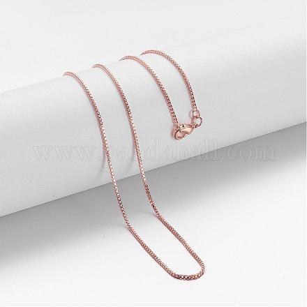 Латунь цепи ожерелья MAK-F013-02RG-1