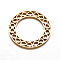 304 Stainless Steel Infinity Linking Rings, Golden, 35x2mm, Hole: 23mm