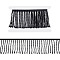 AHADEMAKER 1 Yard Glass Beaded Tassel Ribbon, Beaded Trimming, for Skirt, Curtain, Black, 94mm
