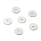 Non-Tarnish 304 Stainless Steel Spacer Beads, Disc, Stainless Steel Color, 6x0.3mm, Hole: 1mm