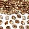 Preciosa® MAXIMA Crystal Fancy Stones, Czech Crystal, 435 34 222 Octagon, Dura Foiling, 10330 Lt.Col.Topaz, 8x6mm