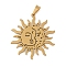 304 Stainless Steel Pendants, Laser Cut, Star Charms, Golden, 31.5x28.5x1mm, Hole: 6x3mm