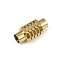 304 Stainless Steel Magnetic Clasps, Column, Golden, 20x10x9mm, Hole: 5mm