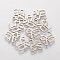 Tarnish Resistant 201 Stainless Steel Charms, Word SOUL, Stainless Steel Color, 10x10x1mm, Hole: 1mm