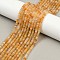Natural Topaz Jade Beads Strands, Rondelle, 4x2mm, Hole: 0.8mm, about 168pcs/strand, 15.08''(38.3cm)