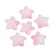 Imitation Candy Food Style Resin Cabochons, Star, Gradient Color, Pearl Pink, 17x17.5x6mm