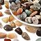 Natural Mixed Gemstone Beads, No Hole, Nuggets, 16~20mm