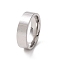Non-Tarnish 201 Stainless Steel Plain Band Ring for Women, Stainless Steel Color, 6mm, Inner Diameter: 17mm