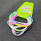 10Pcs 10 Colors Luminous Elastic Silicone Wristbands, Stretch Bracelets for Boys Girls, Glow in the Dark, Mixed Color, Inner Diameter: 2-3/8 inch(6cm), 1pc/color