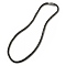 Rhinestone Tennis Necklace, with Brass Magnetic Clasp, Cadmium Free & Nickel Free & Lead Free, Lt.Col.Topaz, 46.5x0.4cm